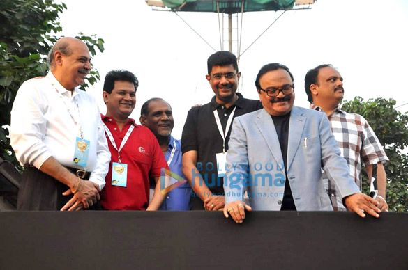 starcast of le gaya saddam at godrej eon tour de india race 6