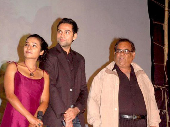 abhay deol and tannishtha at road movie media meet 4