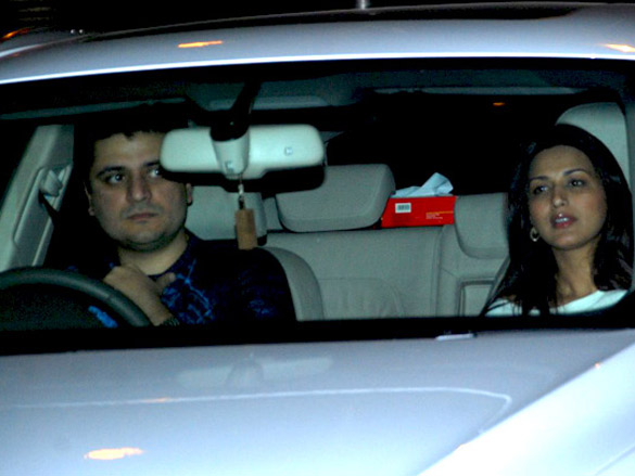 abhishek on the occasion of his birthday snapped outside his home 8