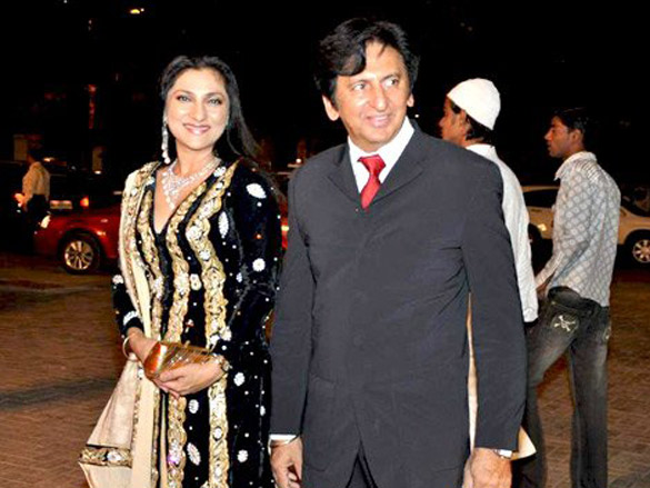 aishwarya and abhishek at nandita mahtanis brother bharats wedding reception 13