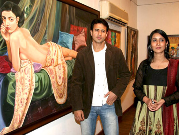 aryan vaid graces art exhibition 3