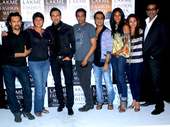 celeb judges and models at lfw model auditions 2010 2