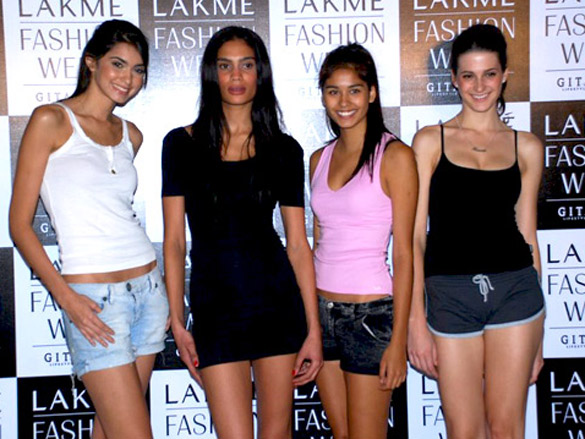 celeb judges and models at lfw model auditions 2010 10