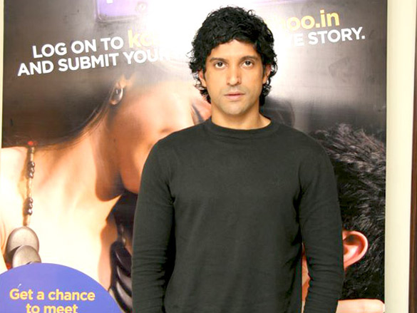 farhan akhtar at yahoo karthik calling karthik tie up media meet 2