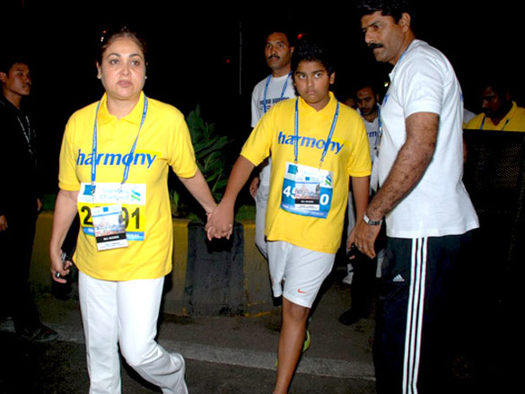 john akshay vidya genelia and ritesh at scmm marathon 21