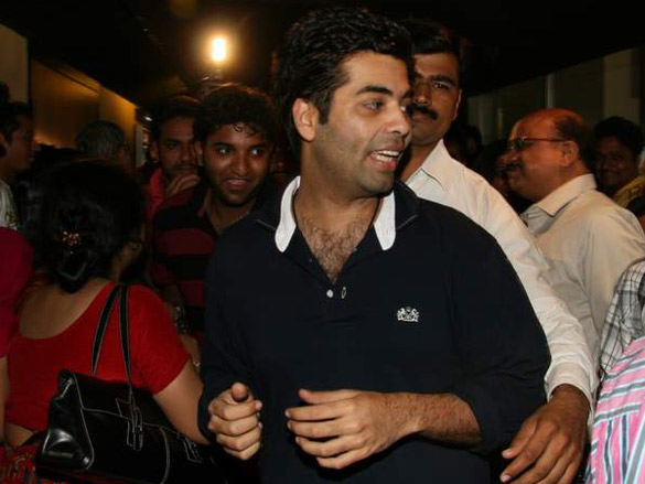 karan johar at cinemax to promote my name is khan 5