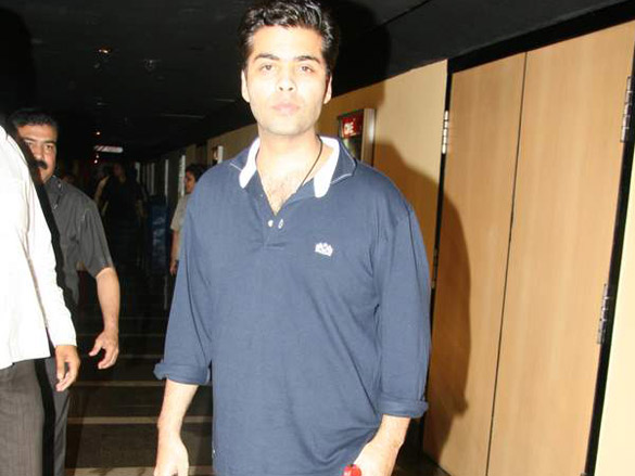 karan johar at cinemax to promote my name is khan 9