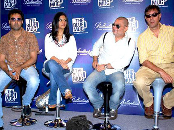 ranvir and konkona at the blue mug play press meet 11