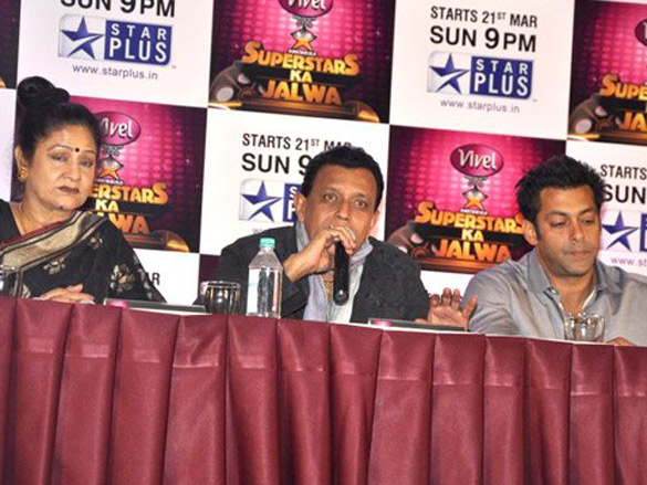 salman khan and mithun bond at cintaa superstars ka jalwa launch 6