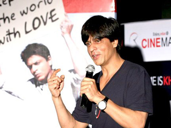 shahrukh khan promotes my name is khan at multiplexes 8