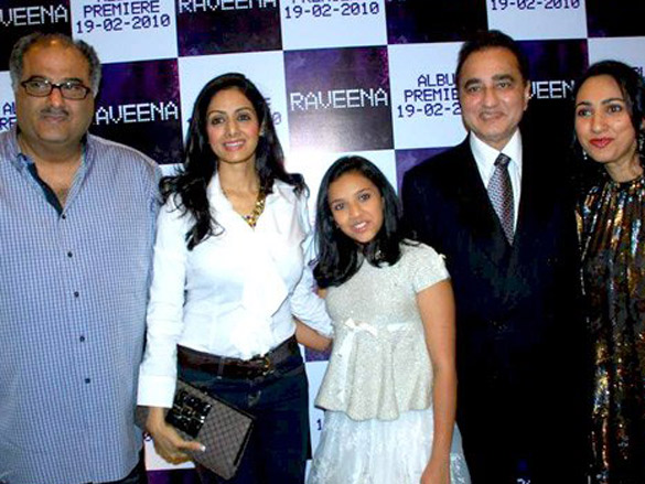 sonam kapoor sridevi at singer raveenas album launch 3