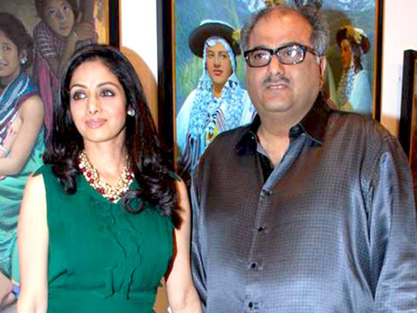 sridevi and boney kapoor at art event 3