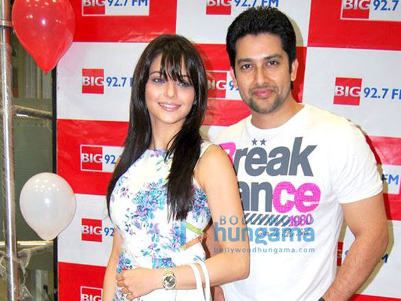 aftab and aamna promote aao wish karein on big fm 13