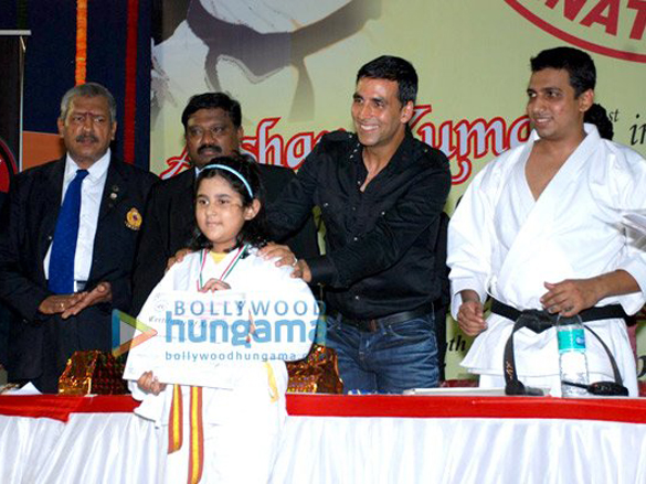 akshay kumar at the finale of the karate championship 2