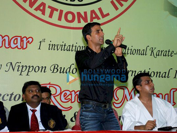 akshay kumar at the finale of the karate championship 6