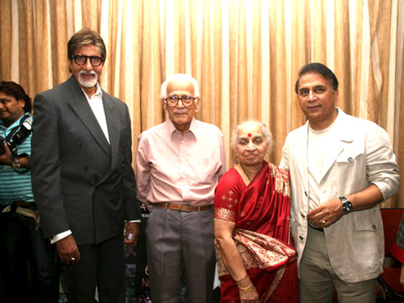 amitabh bachchan at the felicitation of gavaskar and vishwanath 13