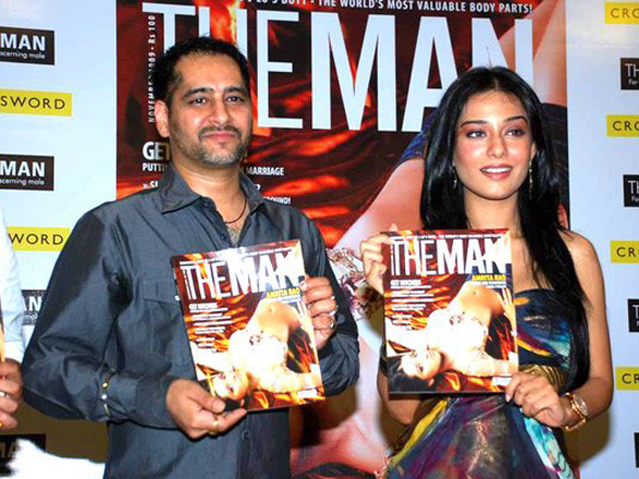 amrita rao at the cover launch of the man magazine 2