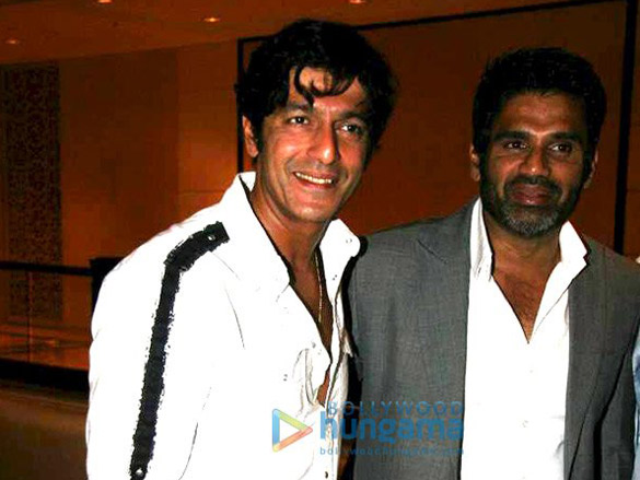chunky pandey and sunil shetty at taj khazana opening 4