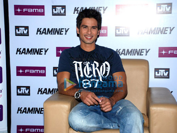 shahid kapoor at kaminey promotional event 2