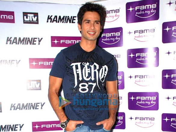 shahid kapoor at kaminey promotional event 9