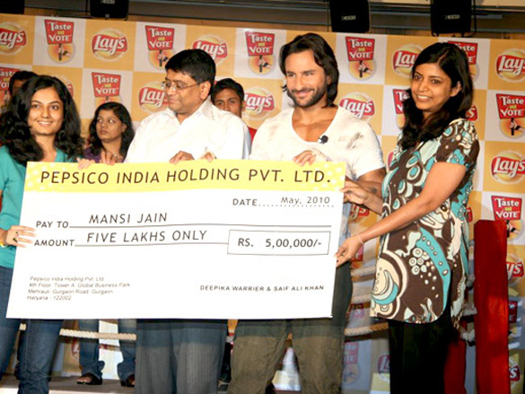 saif ali khan launches lays consumer co created flavours 5