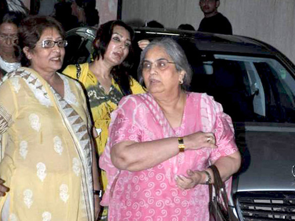 salim khan and arbaaz khan at the special screening of raajneeti 7