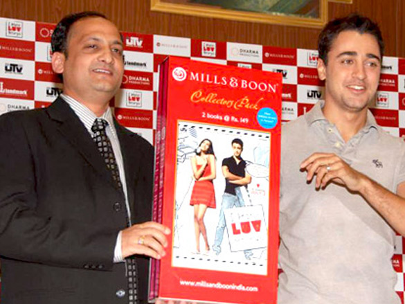 imran khan launches mills and boon book to promote i hate luv storys 3
