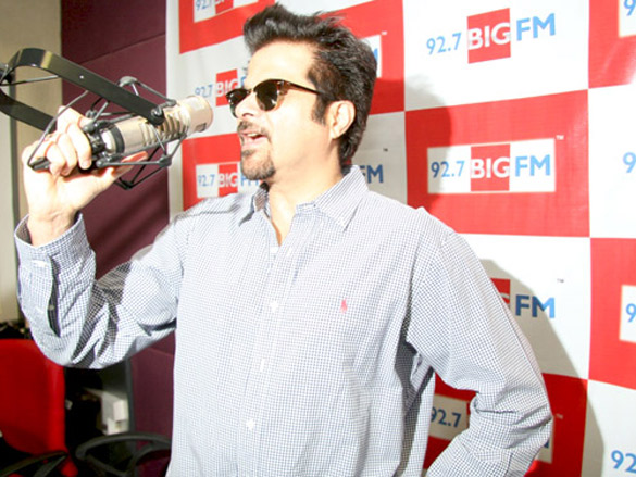 anil kapoor on 92 7 big fm to promote his latest home production aisha 7