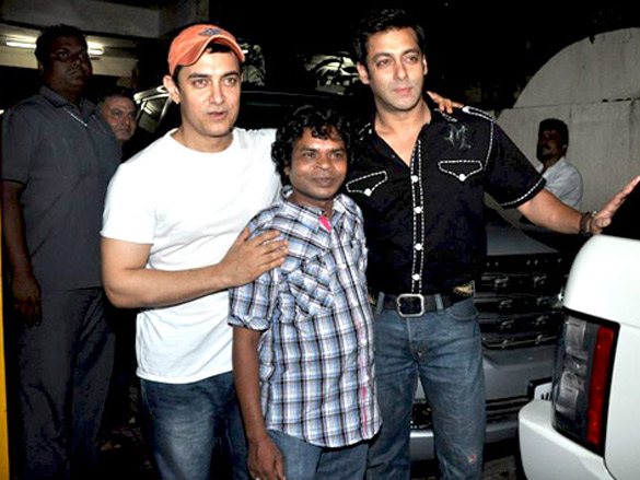 salman aamir and others at the special screening of peepli live 2