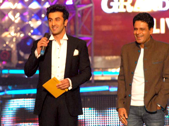 ranbir at the grand finale of dance india dance 6