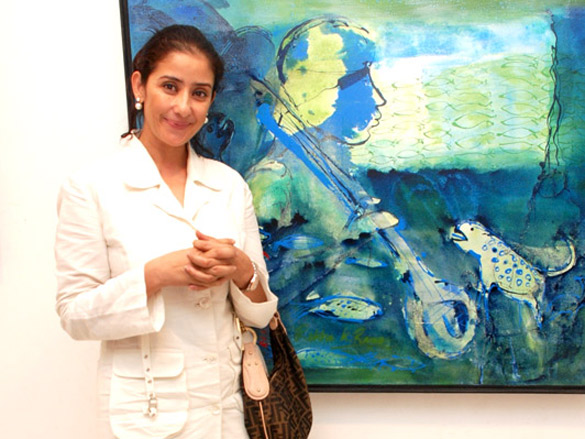 manisha and minissha liven up dr rekha k ranas art exhibition 6