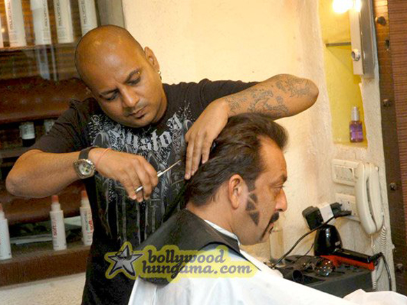 sanjay dutt being styled by aalim for luck 3