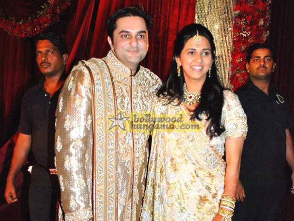 wedding reception of film financer bharat shahs son 23