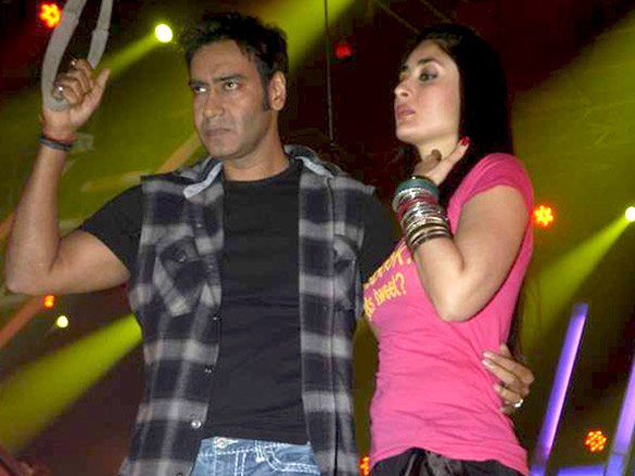 ajay and kareena promote golmaal 3 on the sets of zees saregama 5