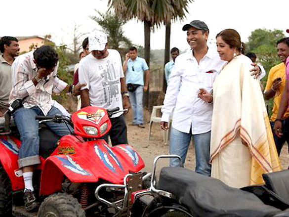 on the sets of action replayy 8