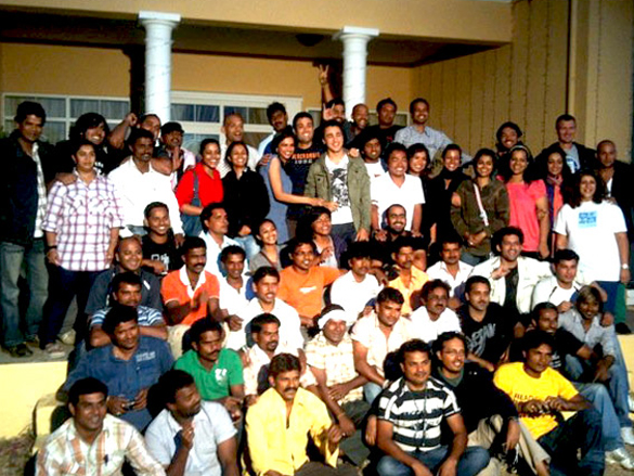 on the sets of break ke baad 5