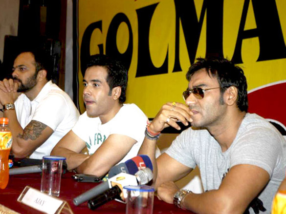 press conference of the film golmaal 3 5
