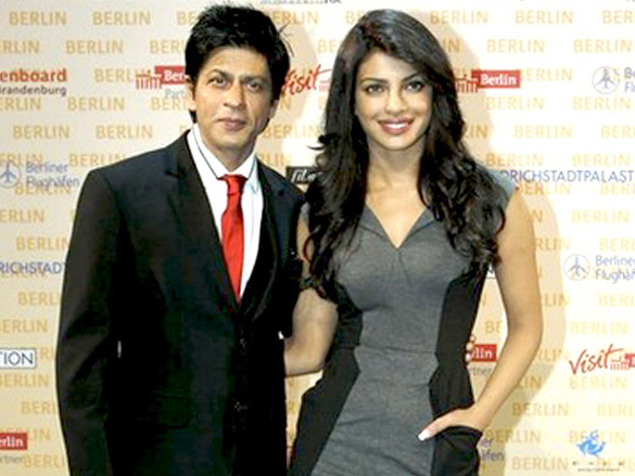 shahrukh and priyanka at don 2 berlin press conference 3