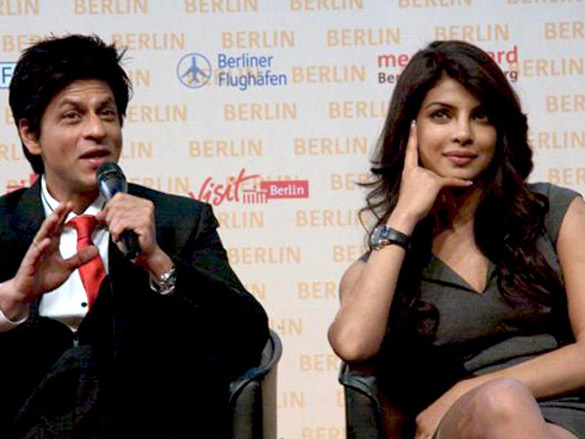 shahrukh and priyanka at don 2 berlin press conference 5