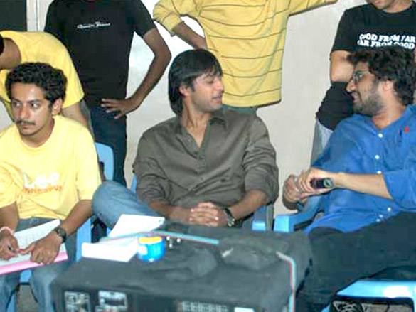 on the sets of hostel 8