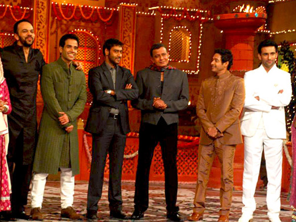 golmaal 3 cast on the sets of colors diwali show 2