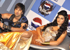 Jacqueline in Pepsi commercial with Ranbir Kapoor and Sanjay Dutt