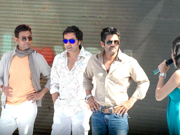 bobby irrfan and suniel shetty promote thank you 3