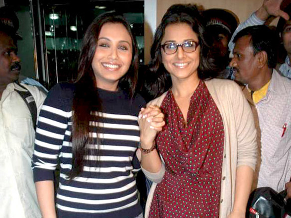 rani mukherjee and vidya balan sell tickets at fame 5