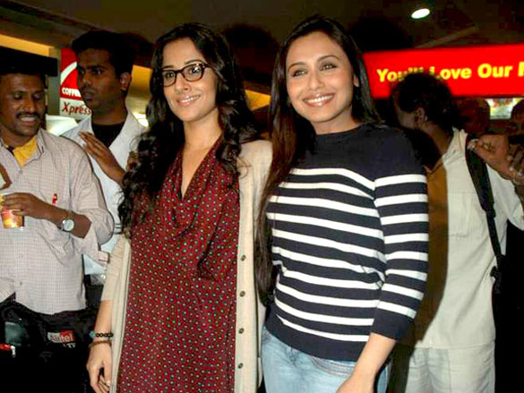 rani mukherjee and vidya balan sell tickets at fame 7