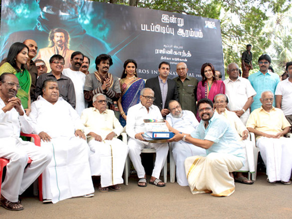 mahurat of rana at avm studios in chennai 2