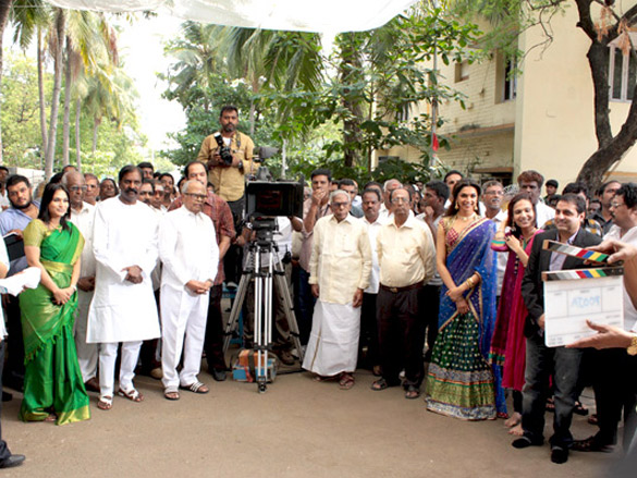 mahurat of rana at avm studios in chennai 3