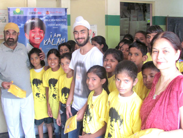 harsh mayar and manjot singh at special screening of i am kalam 3 harsh mayar and manjot singh at special screening of i am kalam 3