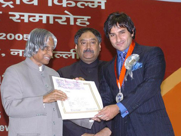 amitabh bachchan and saif ali khan at national awards 2007 3