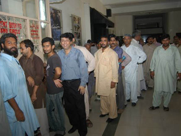 exclusive pictures of the crowd outside cinemas in pakistan for awarapan 2